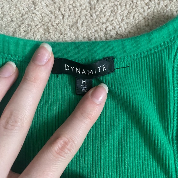 green dynamite tank top - Picture 2 of 2